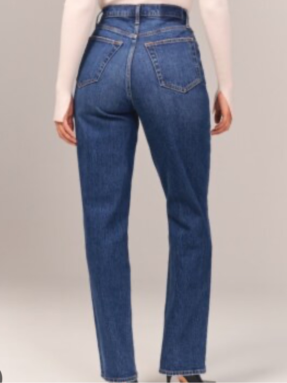 ABERCROMBIE & FITCH THE 90’S STRAIGHT ULTRA HIGH RISE JEAN